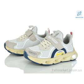 Фотография Кроссовки детские модные Весна/осень B11485-3 LED (8 пар р.27-32) "Xifa kids" недорого оптом от прямого поставщика