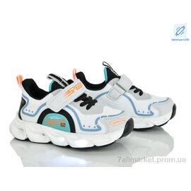 Фотография Кроссовки детские модные Весна/осень B11485-18 LED (8 пар р.27-32) "Xifa kids" недорого оптом от прямого поставщика