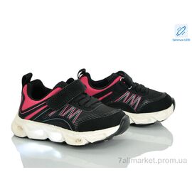 Фотография Кроссовки детские модные Весна/осень A11652-30 LED (8 пар р.22-27) "Xifa kids" недорого оптом от прямого поставщика