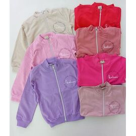 Фотография Кофта детская спортивная на девочку 14561 l.beige р.5-8 "Meloria" недорого оптом от прямого поставщика