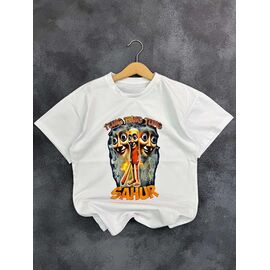 Фотография Футболка детская на мальчика 40-3 white р.6-12 "Meloria" недорого оптом от прямого поставщика