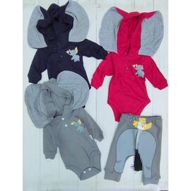 Фотография Костюм детский унисекс ML4132 grey р.0.3-0.9 "Meloria" недорого оптом от прямого поставщика