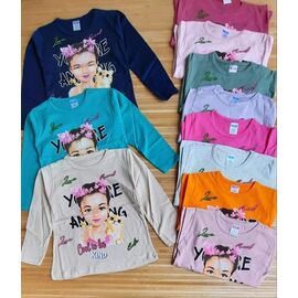 Фотография Свитер детский на девочку ML4187 d.pink р.3-7 "Meloria" недорого оптом от прямого поставщика