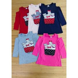 Фотография Туника детская на девочку ML4193 navy р.98-122 "Meloria" недорого оптом от прямого поставщика