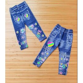 Фотография Лосины детские на девочку ML4293 blue р.3-7 "Meloria" недорого оптом от прямого поставщика