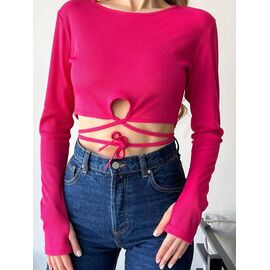 Топ жіночий 1344 crimson р.42-48 "BONJOUR" недорого оптом від прямого постачальника