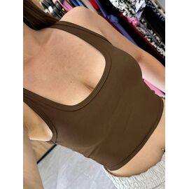 Топ жіночий 1630 brown р.42-48 "BONJOUR" недорого оптом від прямого постачальника