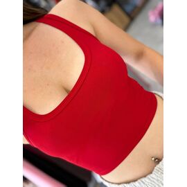 Топ жіночий 1630 red р.42-48 "BONJOUR" недорого оптом від прямого постачальника