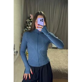 Кофта жіноча 1670 blue р.42-46 "BONJOUR" недорого оптом від прямого постачальника