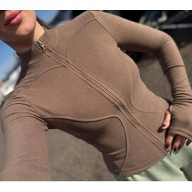 Кофта жіноча 1670 brown р.42-46 "BONJOUR" недорого оптом від прямого постачальника