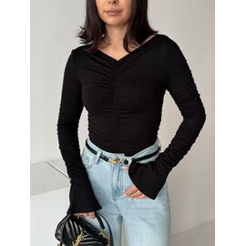 Светр жіночий 1708 black р.42-48 "BONJOUR" недорого оптом від прямого постачальника