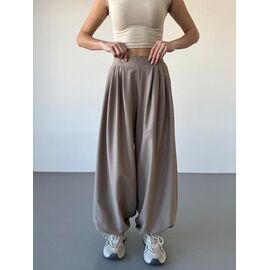 Фотография Штаны спортивные женские 1710 beige р.42-48 "BONJOUR" недорого оптом от прямого поставщика