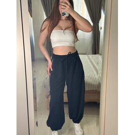 Фотография Штаны спортивные женские 1716 black р.42-48 "BONJOUR" недорого оптом от прямого поставщика