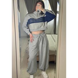 Фотография Штаны спортивные женские 1716 grey р.42-48 "BONJOUR" недорого оптом от прямого поставщика