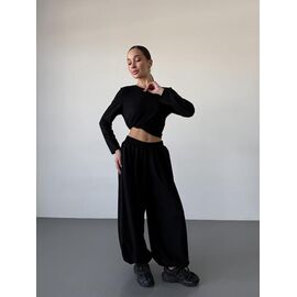 Фотография Костюм женский 2499 black р.42-48 "BONJOUR" недорого оптом от прямого поставщика