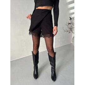 Фотография Юбка-шорты женская 2500 black р.42-46 "BONJOUR" недорого оптом от прямого поставщика