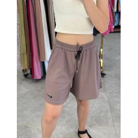 Фотография Шорты женские 4223 brown р.42-50 "BONJOUR" недорого оптом от прямого поставщика