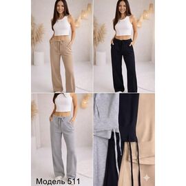 Фотография Штаны спортивные женские 511 grey р.M-3XL "BONJOUR" недорого оптом от прямого поставщика