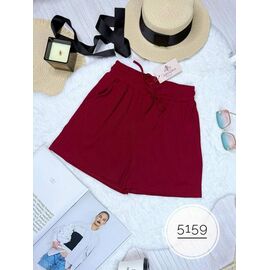 Фотография Шорты женские 5159 wine р.42-48 "BONJOUR" недорого оптом от прямого поставщика