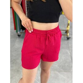 Фотография Шорты женские 5160 red р.42-48 "BONJOUR" недорого оптом от прямого поставщика
