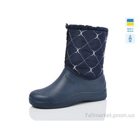 Фотография Сапоги из пены женские зима Ебіас 032/2 синій (8 пар р.37-41) "Lot Shoes" недорого оптом от прямого поставщика