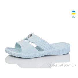 Шльопанці дитячі літні Літо TC59 св.бірюза (6 пар р.30-35) "Lot Shoes" недорого оптом від прямого постачальника