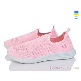 Кросівки жіночі модні  K120 рожевий (10 пар р.36-40) "Favorit" недорого оптом від прямого постачальника