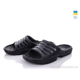 Шльопанці чоловічі пляжні  П01 чорний (8 пар р.40-45) "Favorit" недорого оптом від прямого постачальника