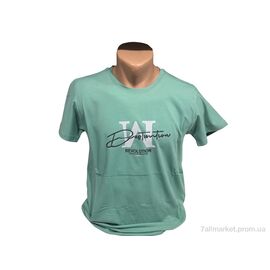 Футболка чоловіча Літо C002 м'ята (4 шт. р.сіткаM-2XL) "TurkishBrend" недорого оптом від прямого постачальника