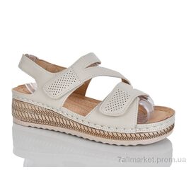 Фотография Босоножки женские летние Лето 718-1 (8 пар р.37-42) "Leguzaza" недорого оптом от прямого поставщика