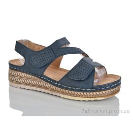 Фотография Босоножки женские летние Лето 718-6 (8 пар р.37-42) "Leguzaza" недорого оптом от прямого поставщика