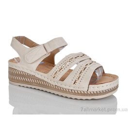 Фотография Босоножки женские летние Лето 717-1 (8 пар р.37-42) "Leguzaza" недорого оптом от прямого поставщика