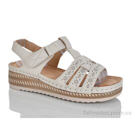 Фотография Босоножки женские летние Лето 716-1 (8 пар р.37-42) "Leguzaza" недорого оптом от прямого поставщика