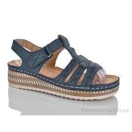 Фотография Босоножки женские летние Лето 716-6 (8 пар р.37-42) "Leguzaza" недорого оптом от прямого поставщика