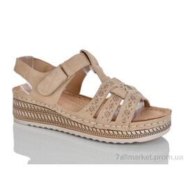Фотография Босоножки женские летние Лето 716-7 (8 пар р.37-42) "Leguzaza" недорого оптом от прямого поставщика