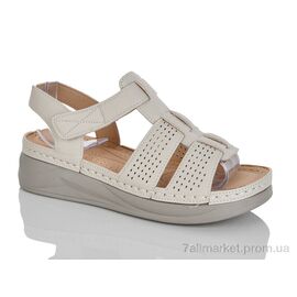 Фотография Босоножки женские летние Лето 726-1 (8 пар р.37-42) "Leguzaza" недорого оптом от прямого поставщика