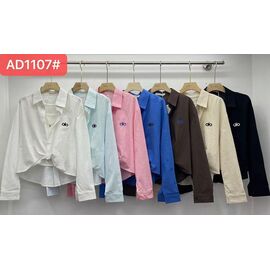 Фотография Рубашка женская 1107 mix р.50-52 "FLORA" недорого оптом от прямого поставщика