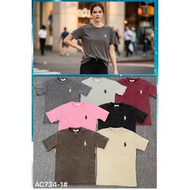 футболка жіноча 7341 mix р.46-50 "FLORA" недорого оптом від прямого постачальника