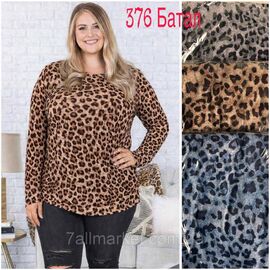 Кофта жіноча, молодіжна батал розмір 4XL-8XL (мікс кв) "NICOLAS" недорого від прямого постачальника