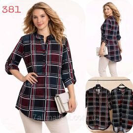 Туніка жіноча літня розміри L-4XL (мікс кв) "NICOLAS" недорого від прямого постачальника