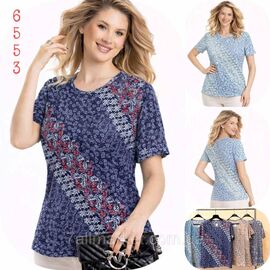 Футболка жіноча стильна р-ри M-4XL (мікс кв) "NICOLAS" недорого від прямого постачальника