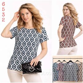 Футболка жіноча стильна р-ри M-4XL (мікс кв) "NICOLAS" недорого від прямого постачальника