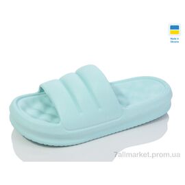 Фотография Шлепки женские облегченные Лето N136 бірюза (8 пар р.36-40) "Lot Shoes" недорого оптом от прямого поставщика