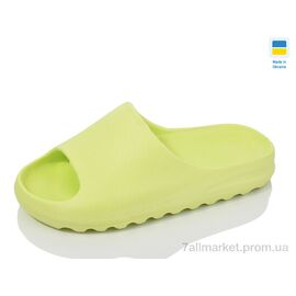 Фотография Шлепки женские облегченные Лето N135 салатовий (8 пар р.36-40) "Lot Shoes" недорого оптом от прямого поставщика