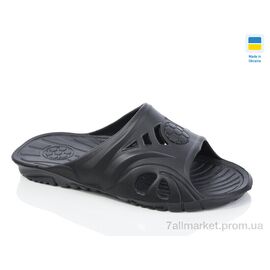 Шльопанці дитячі літні Літо Мʼяч чорний (8 пар р.31-36) "Lot Shoes" недорого оптом від прямого постачальника