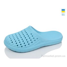 Фотография Шлепки женские облегченные Лето N202 бірюза (6 пар р.36-41) "Lot Shoes" недорого оптом от прямого поставщика