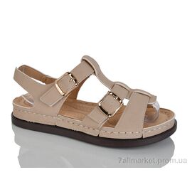 Фотография Босоножки женские летние Лето 609-5 (8 пар р.37-42) "Leguzaza" недорого оптом от прямого поставщика