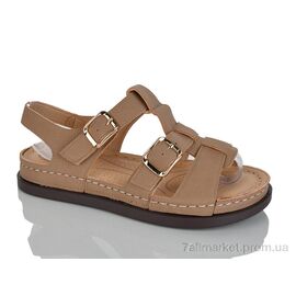 Фотография Босоножки женские летние Лето 609-7 (8 пар р.37-42) "Leguzaza" недорого оптом от прямого поставщика