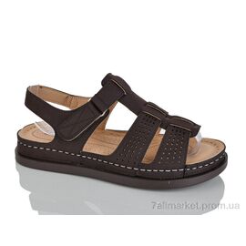 Фотография Босоножки женские летние Лето 610-10 (8 пар р.37-42) "Leguzaza" недорого оптом от прямого поставщика