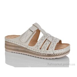 Фотография Шлепки женские облегченные Лето 723-1 (8 пар р.37-42) "Leguzaza" недорого оптом от прямого поставщика